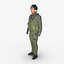 Military Jet Fighter Pilot Pose 2