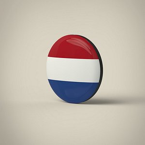 Netherlands Badge 3D model