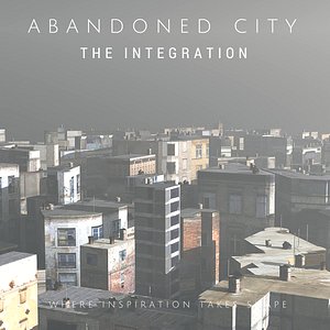 3ds abandoned city buildings -