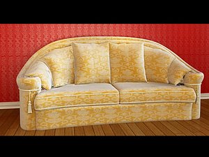 3d model sofa