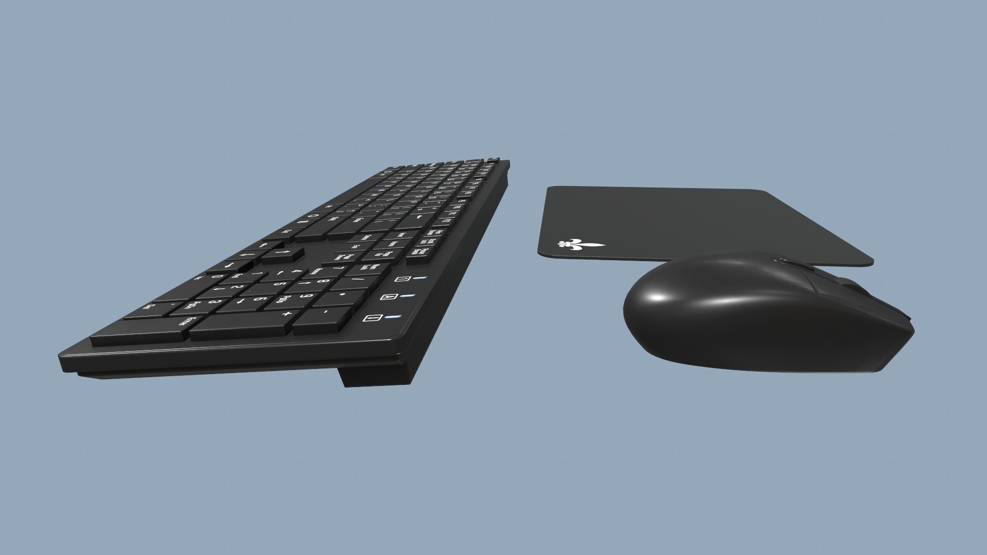3D Computer Mouse And Keyboard - TurboSquid 1855003