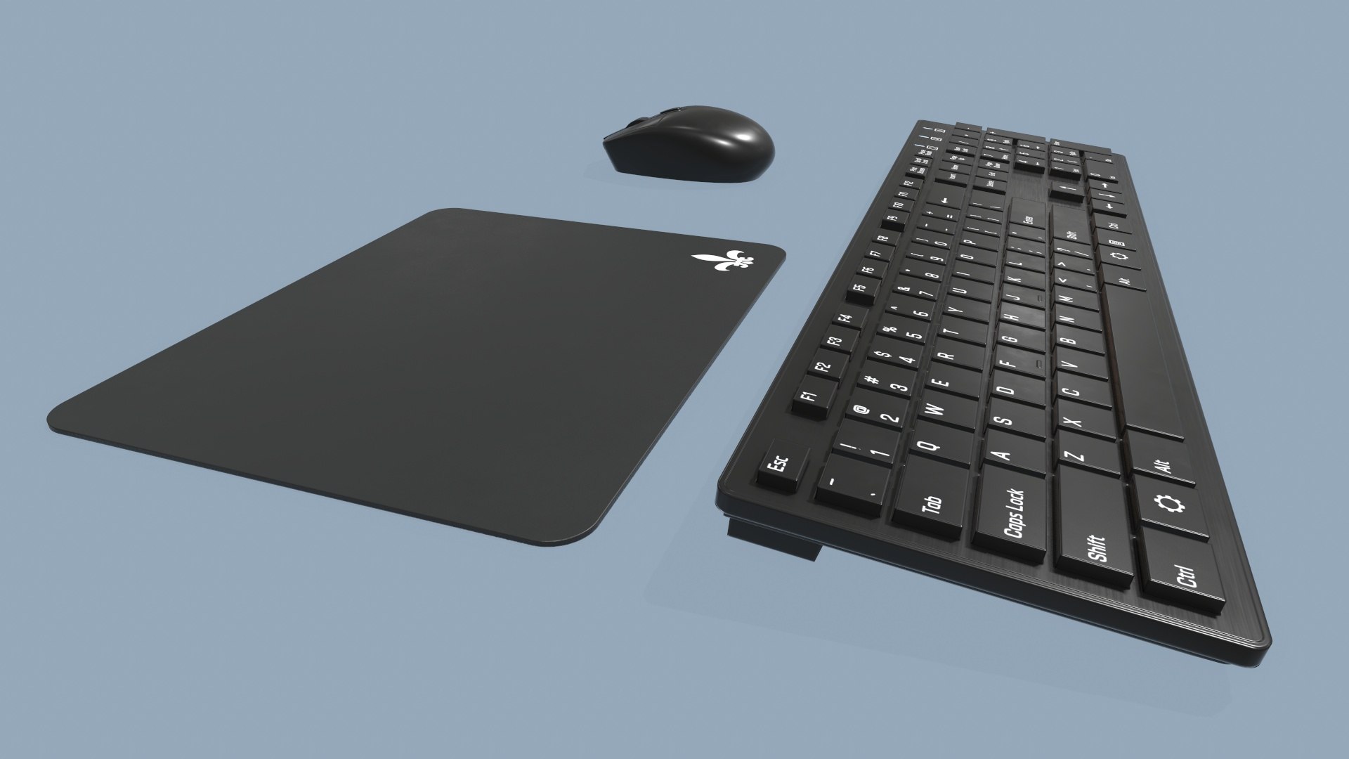 3D Computer Mouse And Keyboard - TurboSquid 1855003
