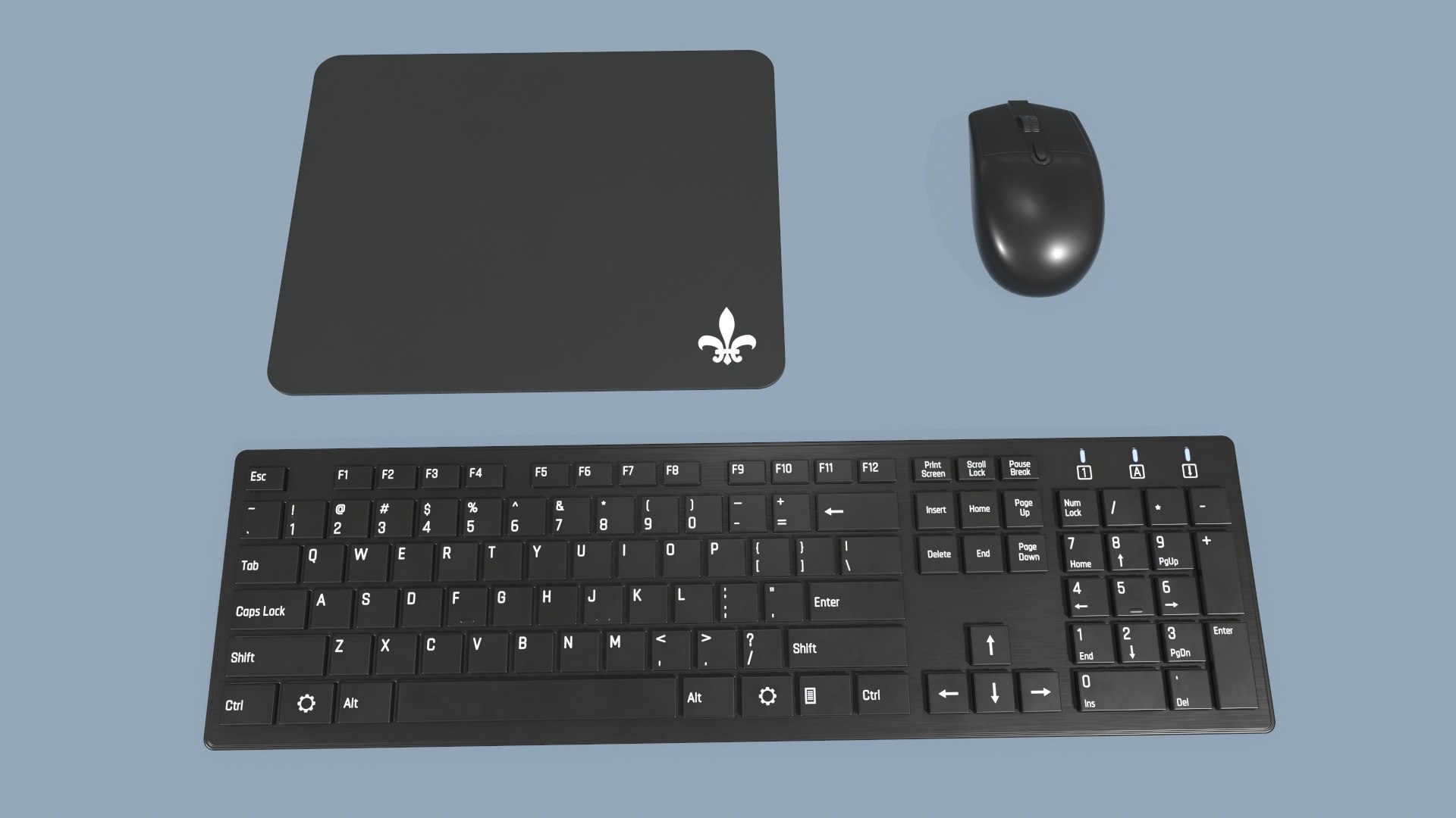 3D Computer Mouse And Keyboard - TurboSquid 1855003