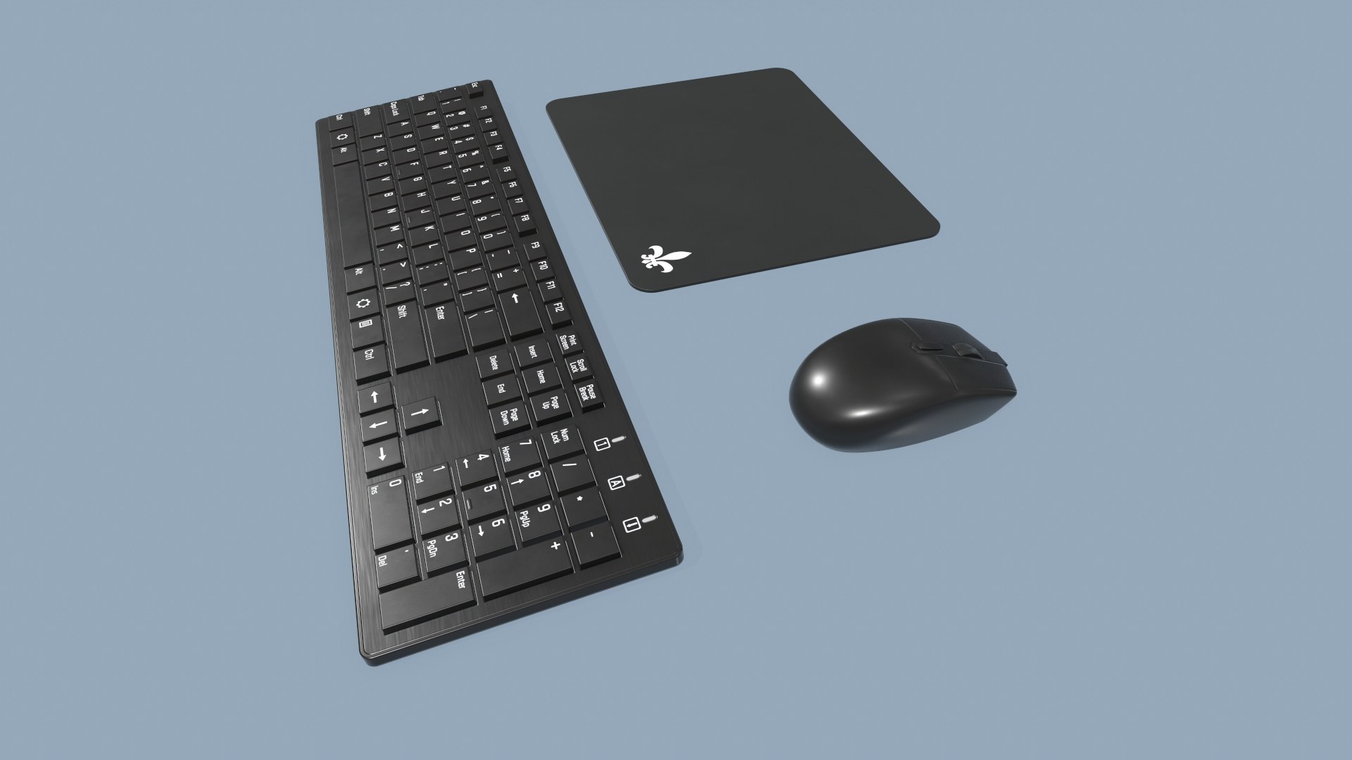 3D Computer Mouse And Keyboard - TurboSquid 1855003