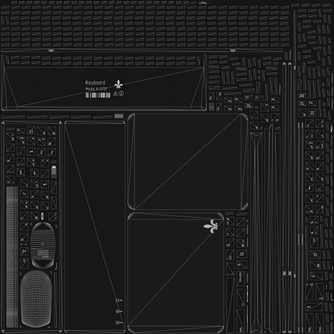 3D Computer Mouse And Keyboard - TurboSquid 1855003