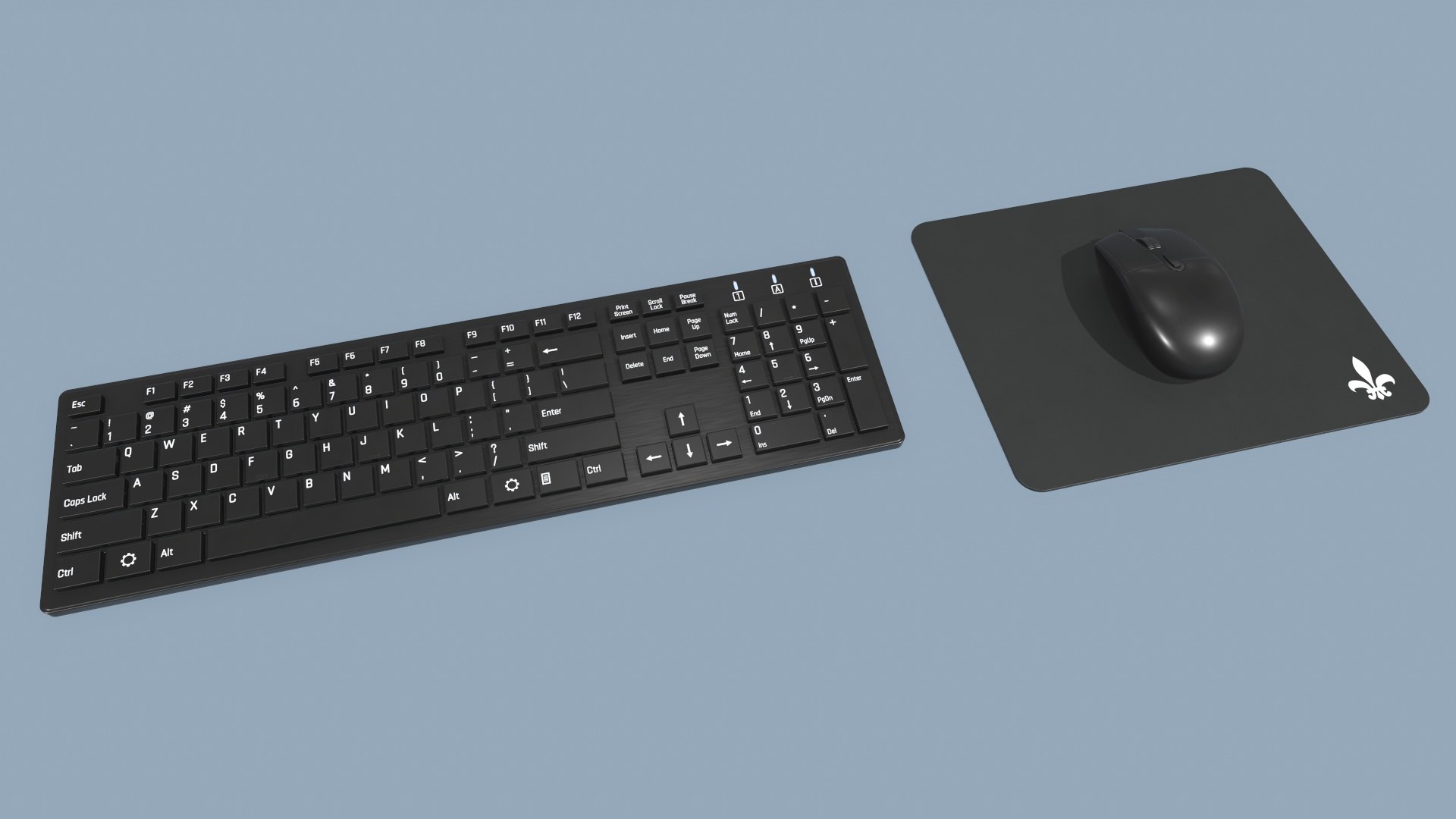 3D Computer Mouse And Keyboard - TurboSquid 1855003