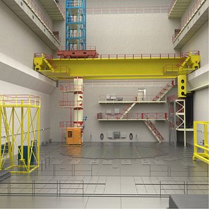 Reactor Room Chernobyl 3D model