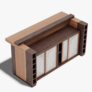 Japanese Furniture Kit - Wood Bar
