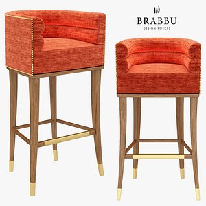 3D model maa  bar chair