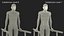 Anatomy Male Muscular System Chest Dip Animated Rigged for Cinema 4D 3D model