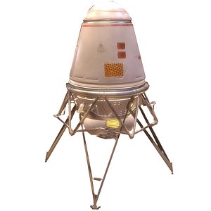 3D space lander model