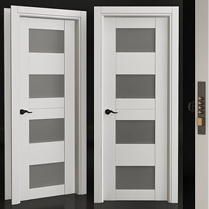 Bianco Noble Belldinni Modern Interior Door 3d model