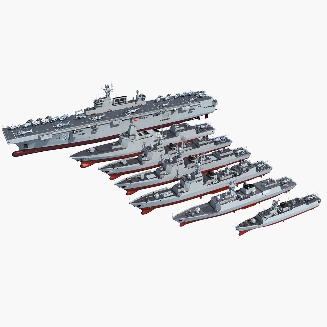3D Chinese Navy Type 075 055 052DL 052D 052C 054A 056 https://p.turbosquid.com/ts-thumb/zd/YjABNp/Vd/a001/jpg/1660101723/1920x1080/fit_q87/4b78592659cdc5e81ff1af9a1fbf8df89959966a/a001.jpg