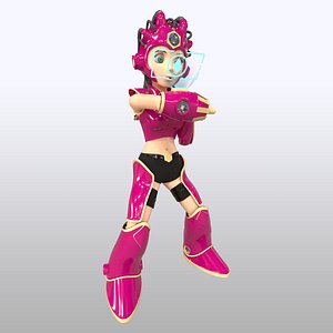 MEGAN - YOUNG ANDROID GIRL model