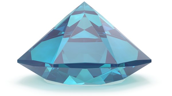 3D Single Cut Aquamarine - TurboSquid 1837680