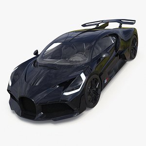 3D Sport Coupe Black Simplified