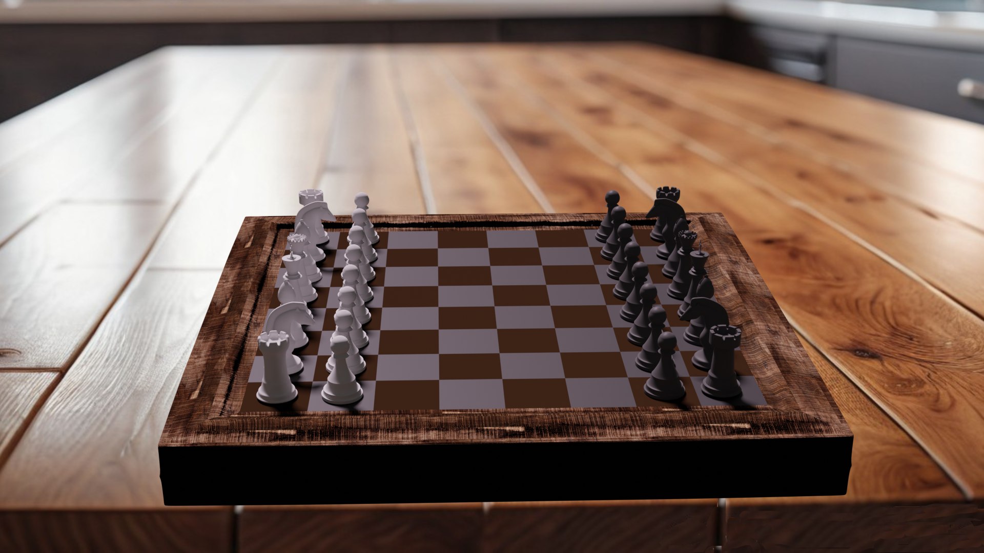 Chess Set Model - TurboSquid 2317993