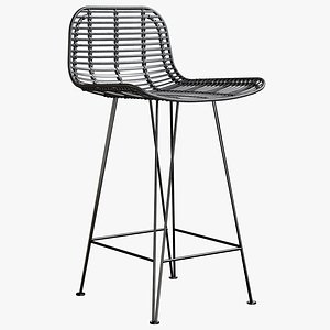 3D model realistic pbr metallic