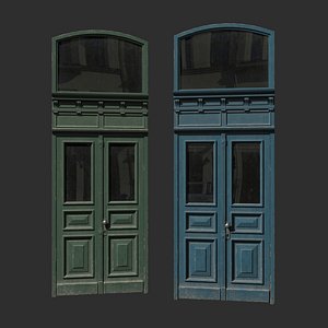 door wood exterior 3D model