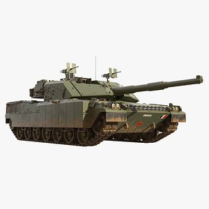 3D ariete main battle tank