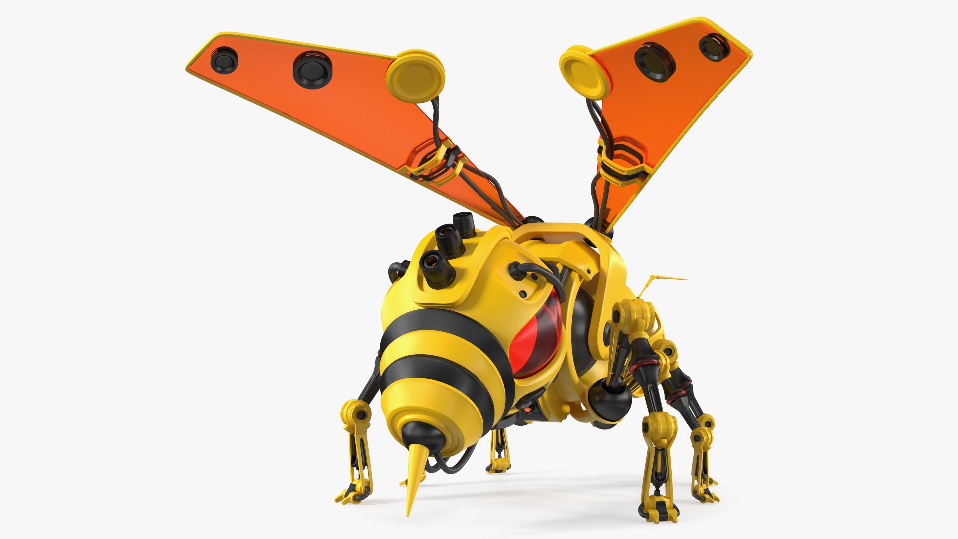 3D Robot Bee Yellow Model - TurboSquid 1871713