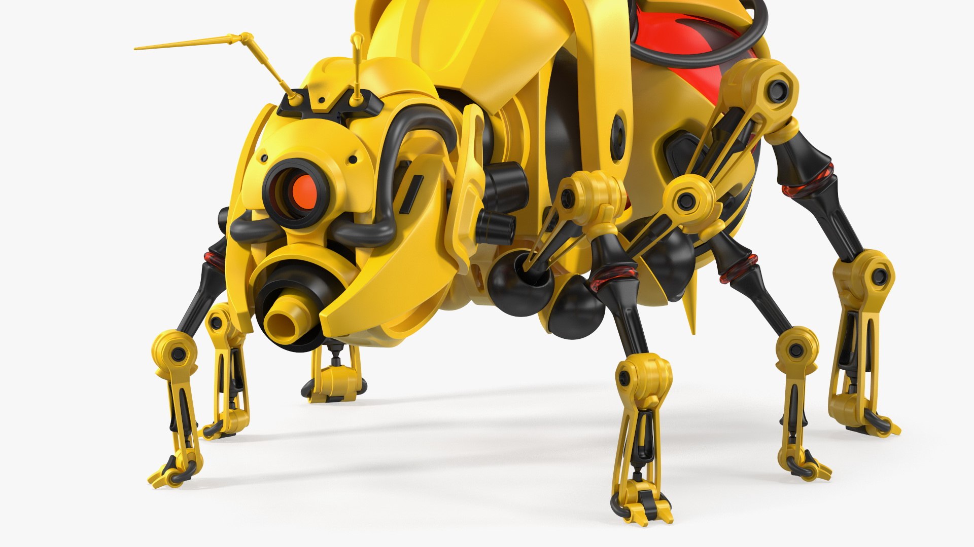 3D Robot Bee Yellow Model - TurboSquid 1871713