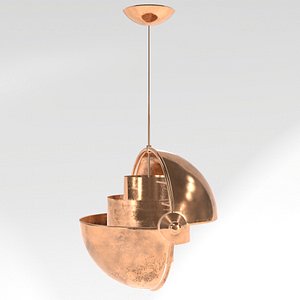 3D mettal loft lamp