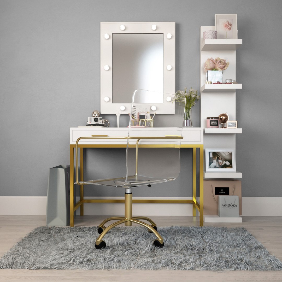 3D Dressing Table - TurboSquid 1575525