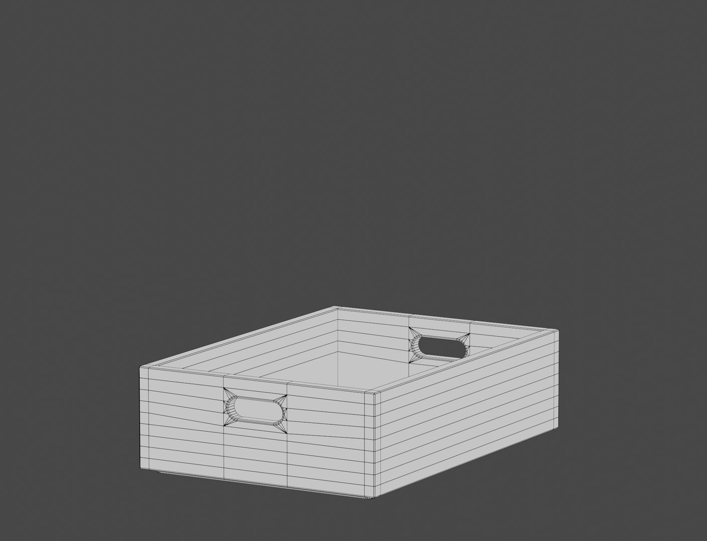 Low-Poly Wood Box 3D Model - TurboSquid 2321025