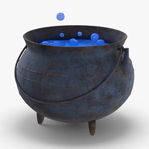 Witch Cauldron Blue