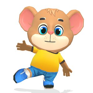 Mouse Rat Rodent Brown Animated Rigged