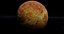 アニメーション化された惑星と太陽系