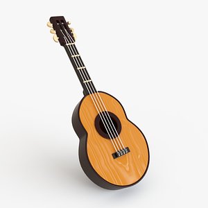 guitar toy 3d model