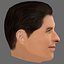 John Travolta Head - Low poly head for game Low-poly