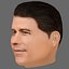 John Travolta Head - Low poly head for game Low-poly