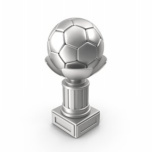 Ball Trophy Silver 3D model