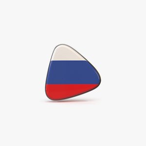 3D Russia Flag Icon