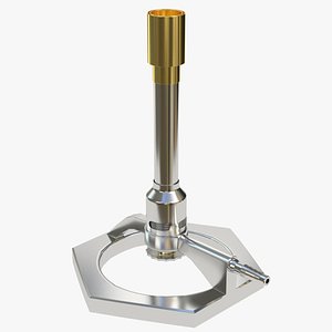 bunsen burner 3D model