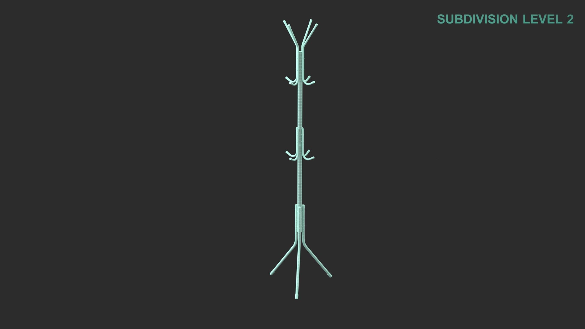 Coat Rack 3D Model - TurboSquid 1856441