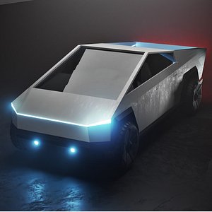 Authentic Cybertruck With Smashed Window Option