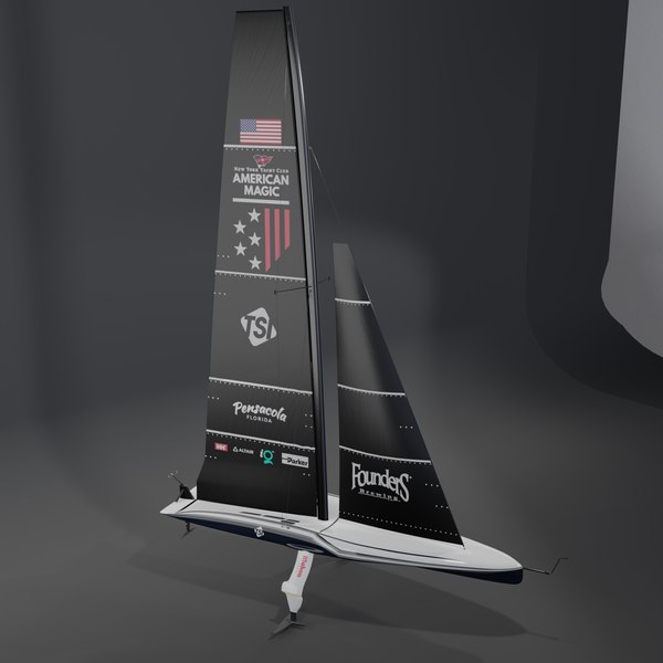 AC75 パトリオット アメリカンマジック アメリカカップ レースヨット 3D モデル3Dモデル - TurboSquid 2232975
