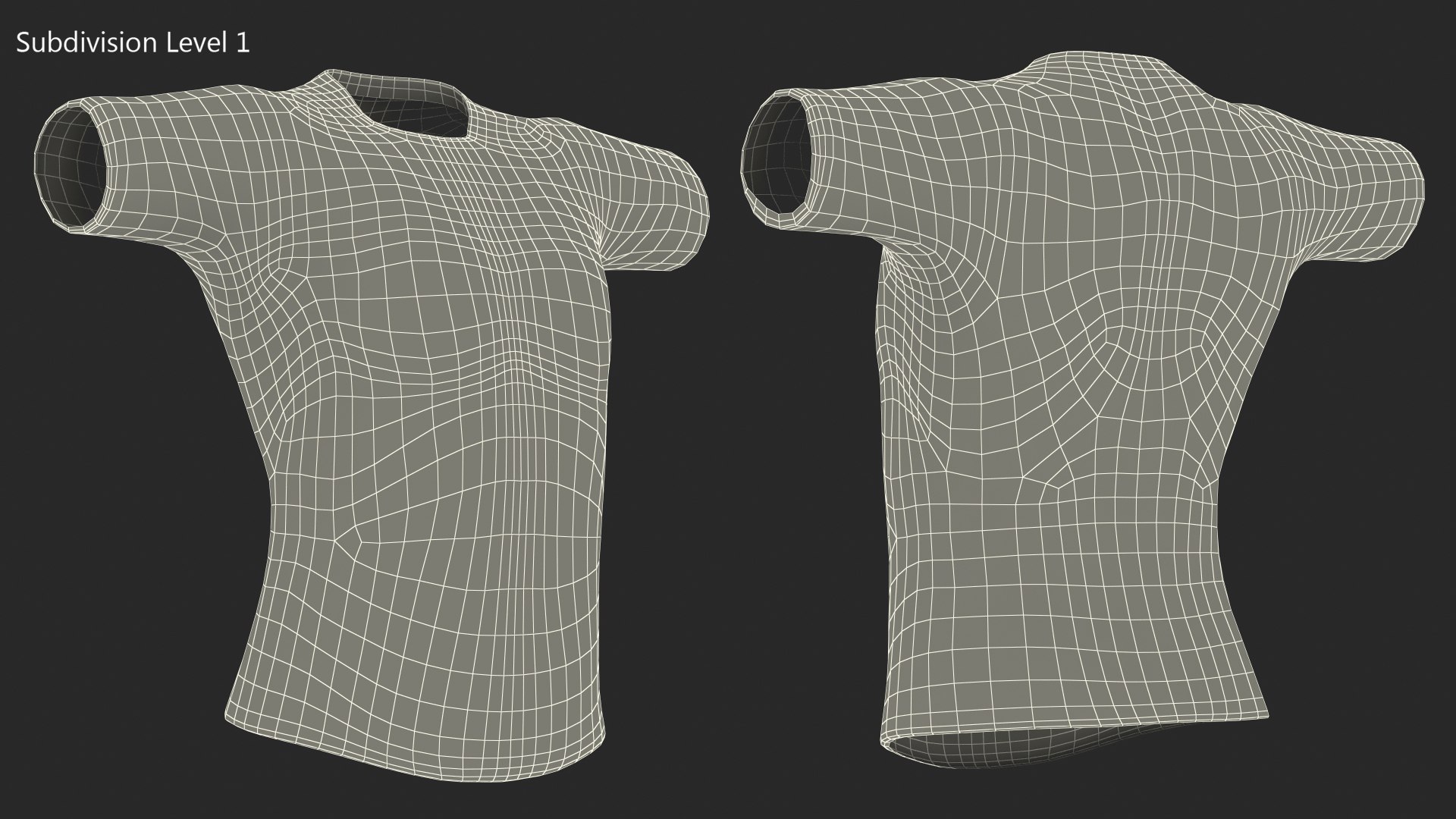 Short Sleeve T Shirt 3D model - TurboSquid 1817854