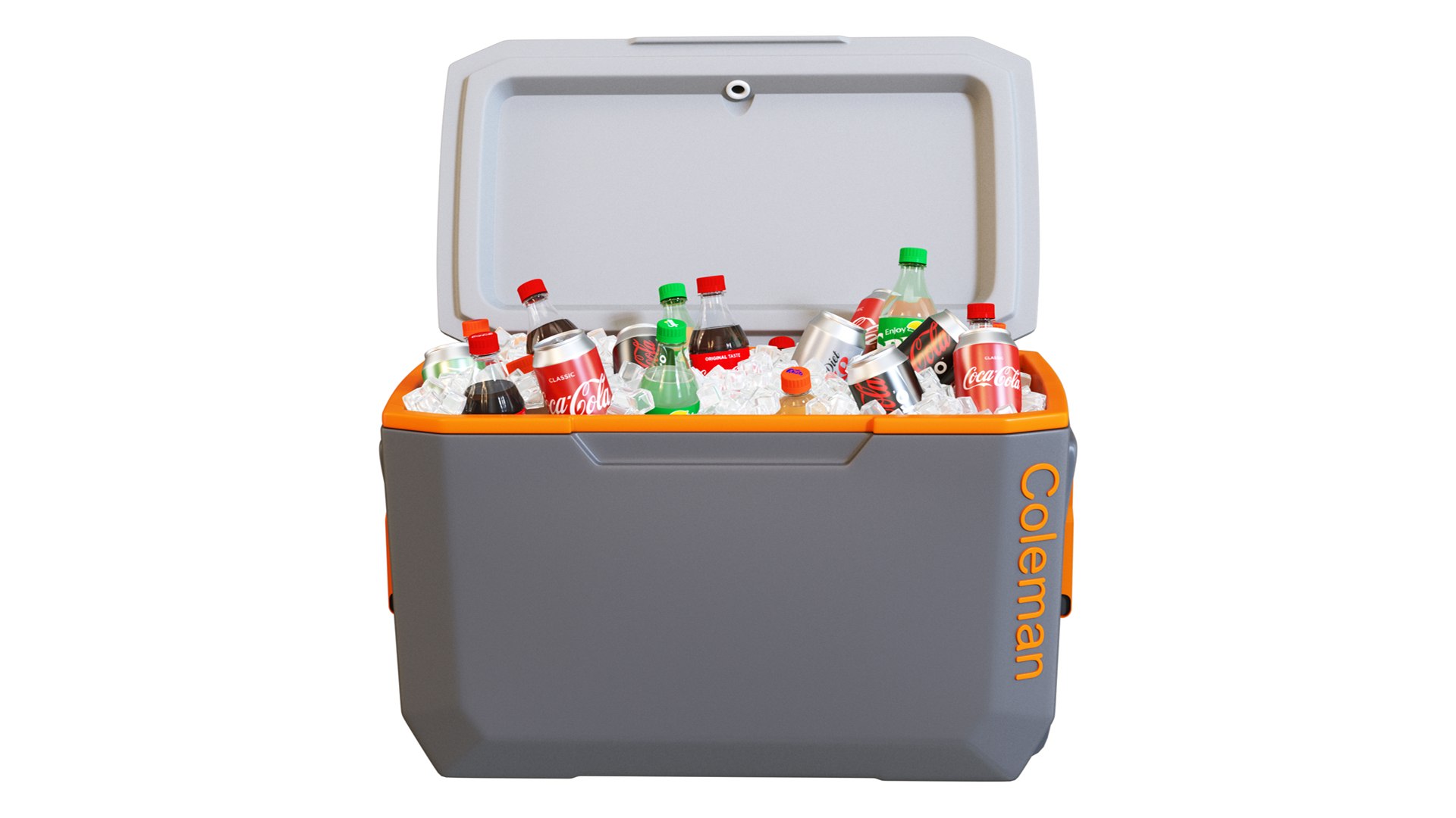 3D Coleman Cooler Box 70QT Xtreme Cool Model - TurboSquid 2219558