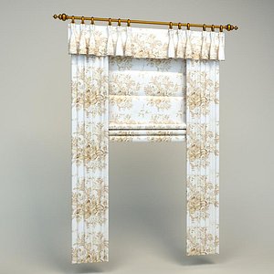 curtain 3d model