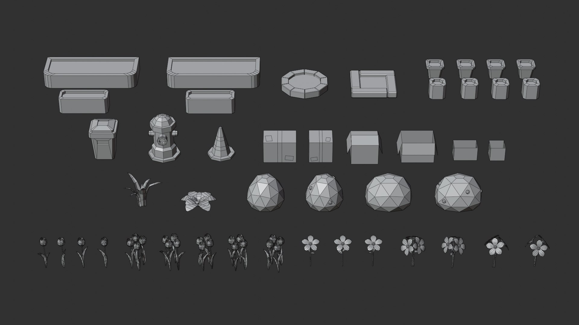 3D Cartoon Low Poly Modular City Pack - TurboSquid 2245580