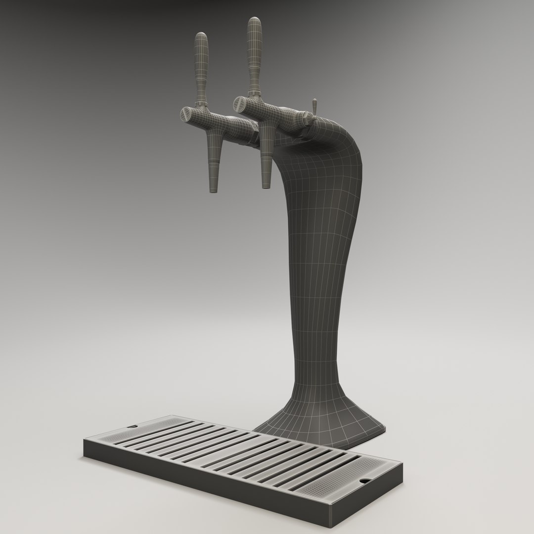 BEERTAP AND DRIP TRAY 3D model https://p.turbosquid.com/ts-thumb/ze/c3aIZL/u3/wireframe1/jpg/1624495224/1920x1080/fit_q87/0290b29094669a6e4ce35a0495ed3761d4421678/wireframe1.jpg