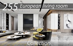 3D Collection of 255 Modern living room