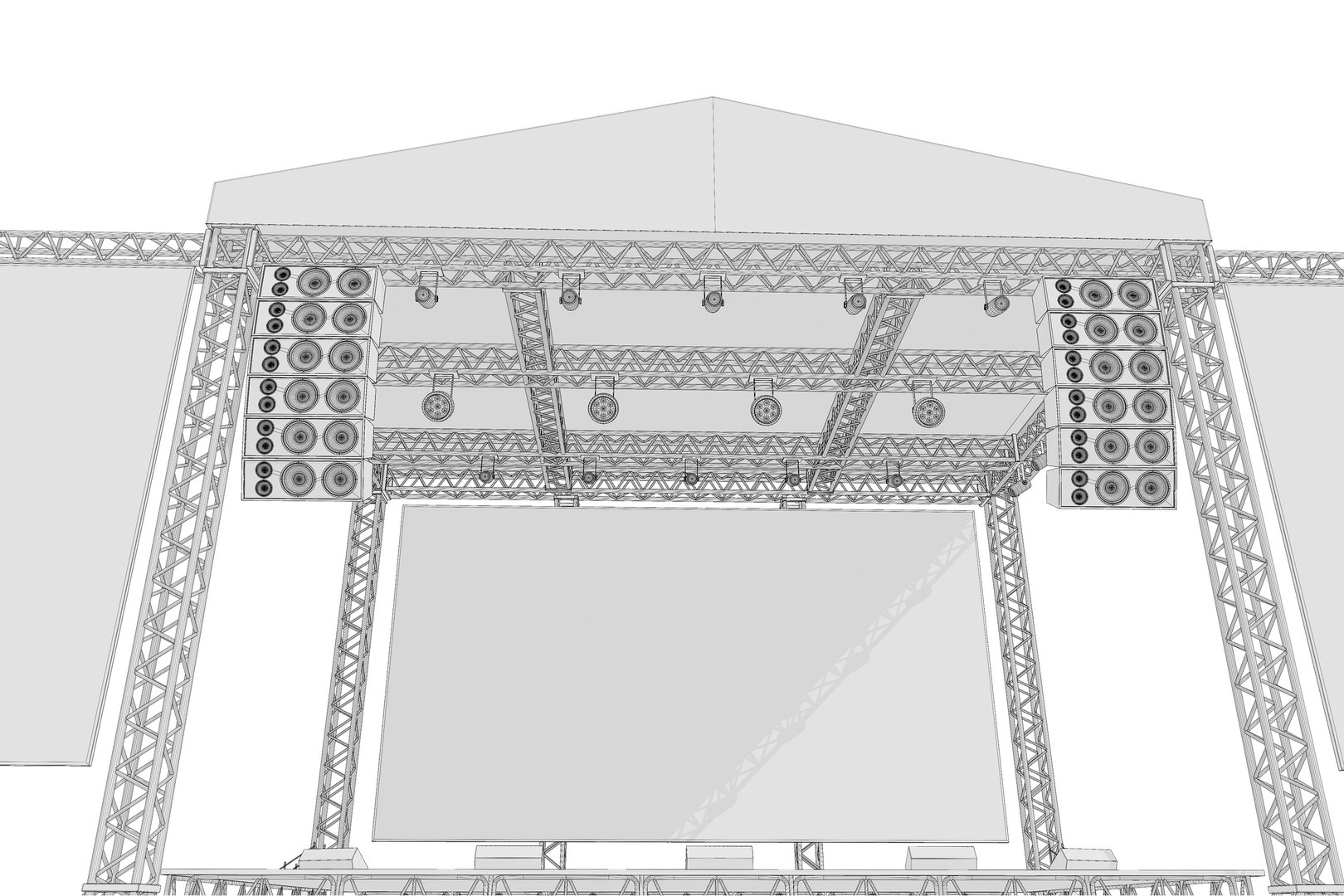 3D Concert Stage 04 - TurboSquid 2247373