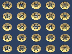 3D medallions vol 1 model