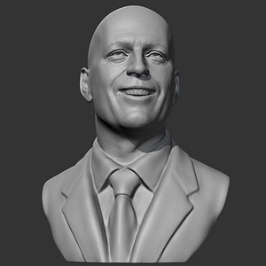 Bruce Willis 3D print model model